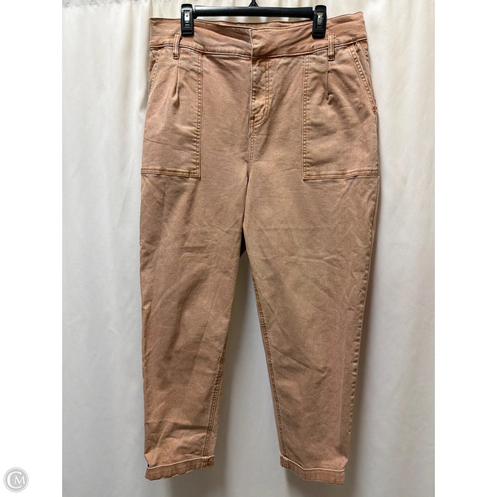 Jeans Straight By Eloquii In Red Denim, Size: 14