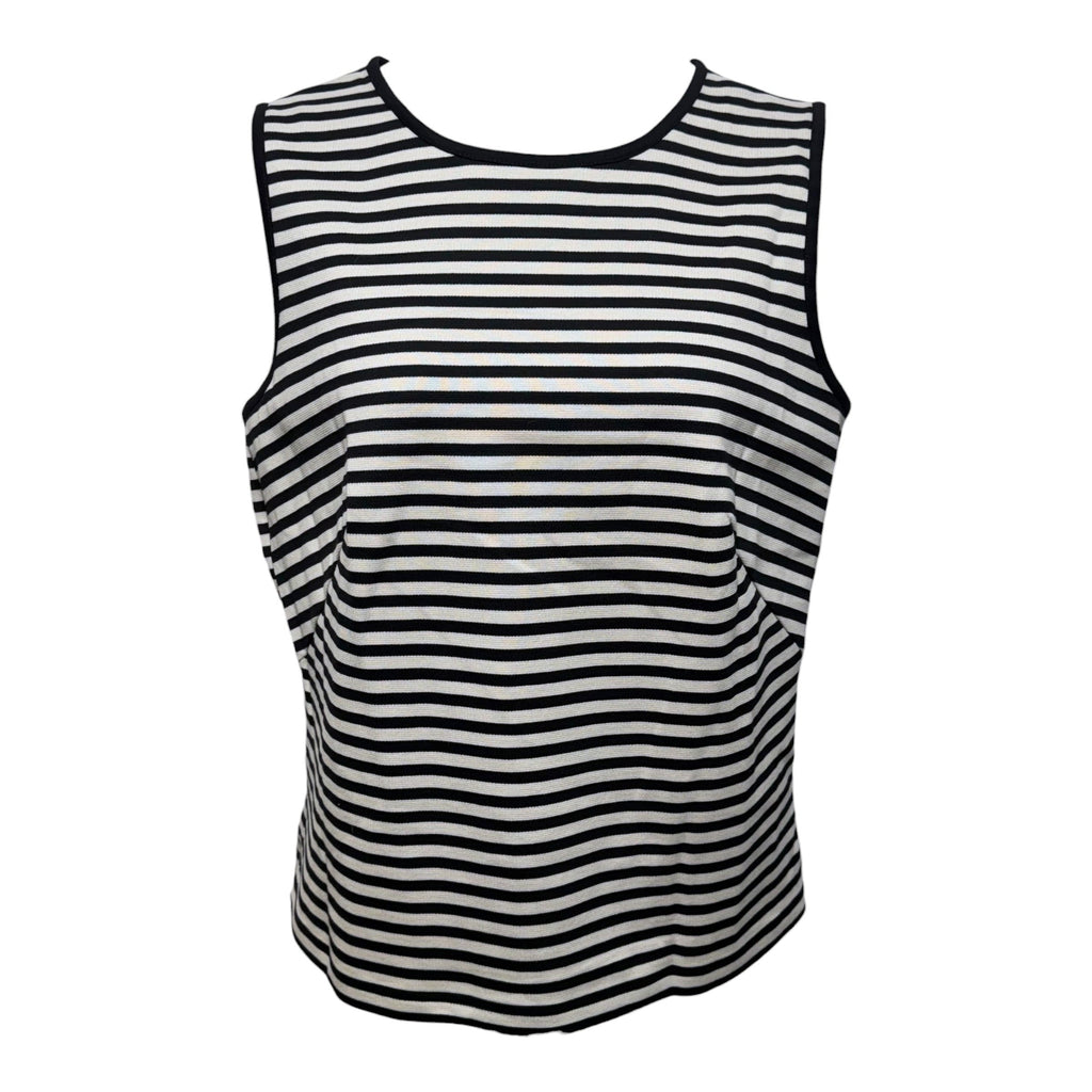 Top Sleeveless By Akris In Striped Pattern, Size: 14