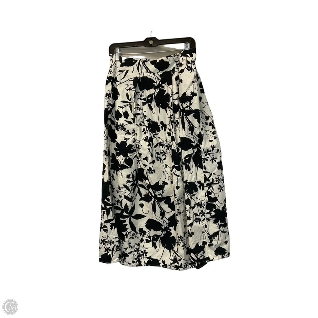 Skirt Maxi By Clothes Mentor In Black & Cream, Size: Xl