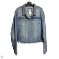 Jacket Denim By Wax Jean In Blue, Size: 2x