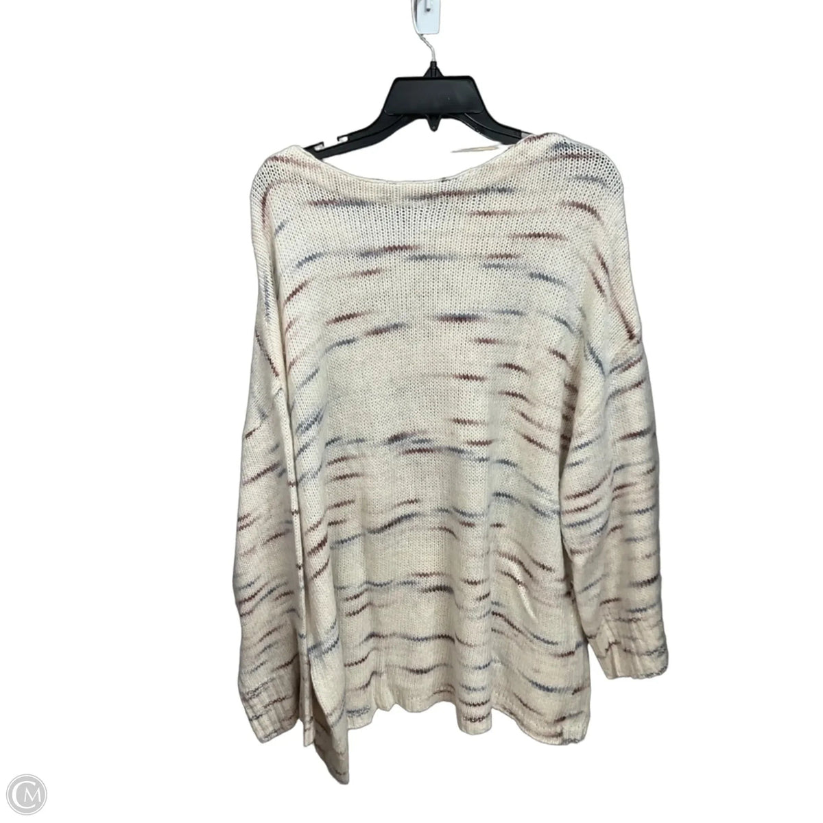 Top 3/4 Sleeve By Democracy In Striped Pattern, Size: 3x