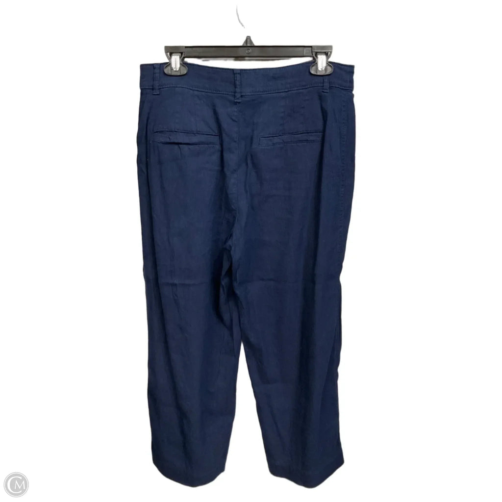 Pants Wide Leg By Loft In Navy, Size: 8