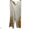 Pants Wide Leg By Panama Jack In Orange & Tan, Size: L