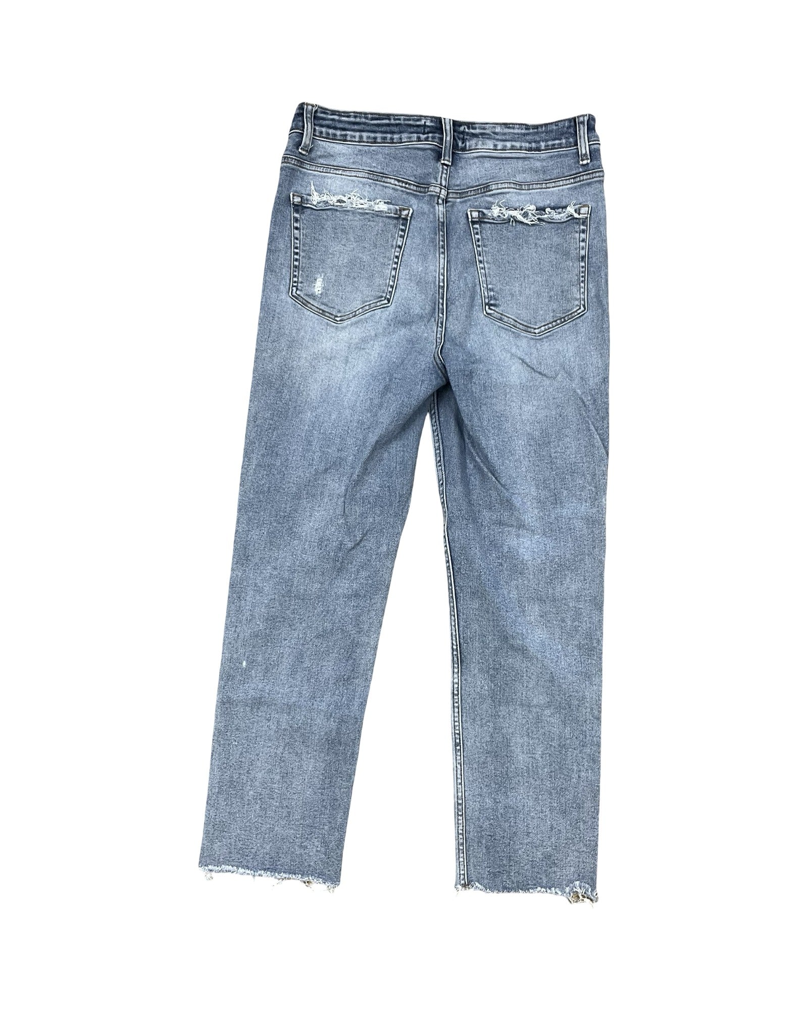 Jeans Straight By Vervet In Blue Denim, Size:10