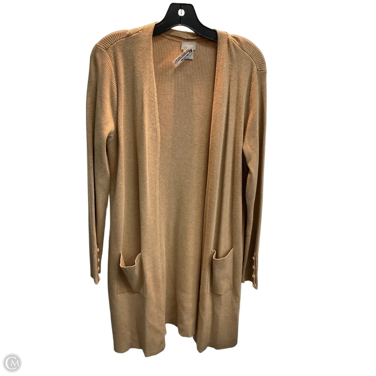 Cardigan By Chicos In Tan, Size: M