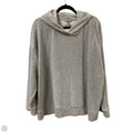Sweatshirt Hoodie By Talbots In Grey, Size: 3x