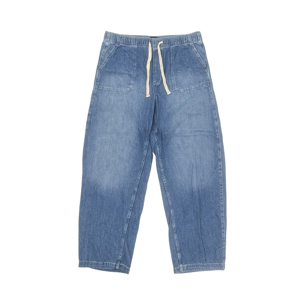 Jeans Wide Leg By Gap In Blue Denim, Size:L