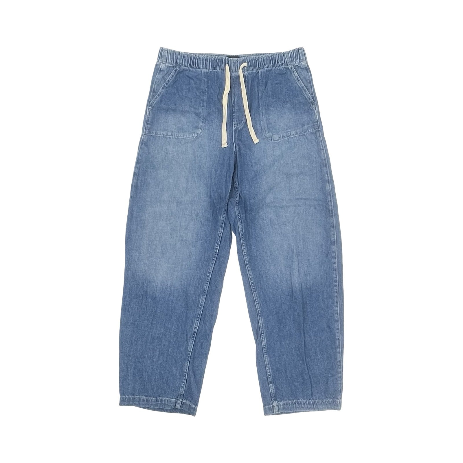 Jeans Wide Leg By Gap In Blue Denim, Size:L