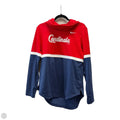 Sweatshirt Collar By Nike In Blue & Red & White, Size: L
