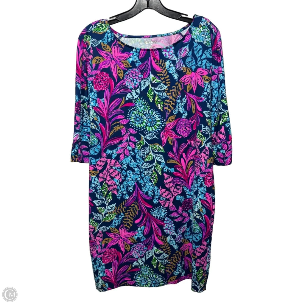 Dress Designer By Lilly Pulitzer In Floral Print, Size: S