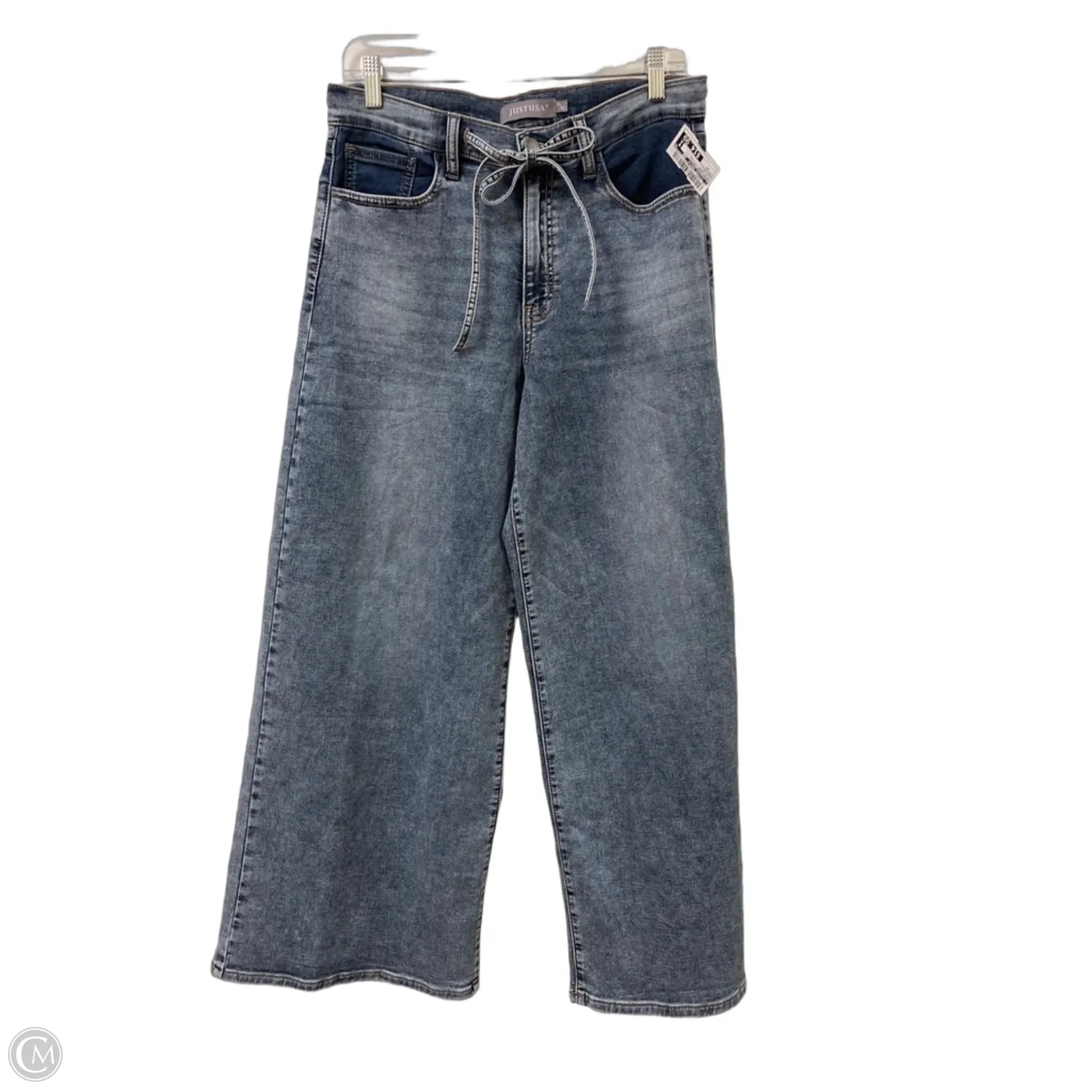 Jeans Wide Leg By Clothes Mentor In Blue Denim, Size: 10