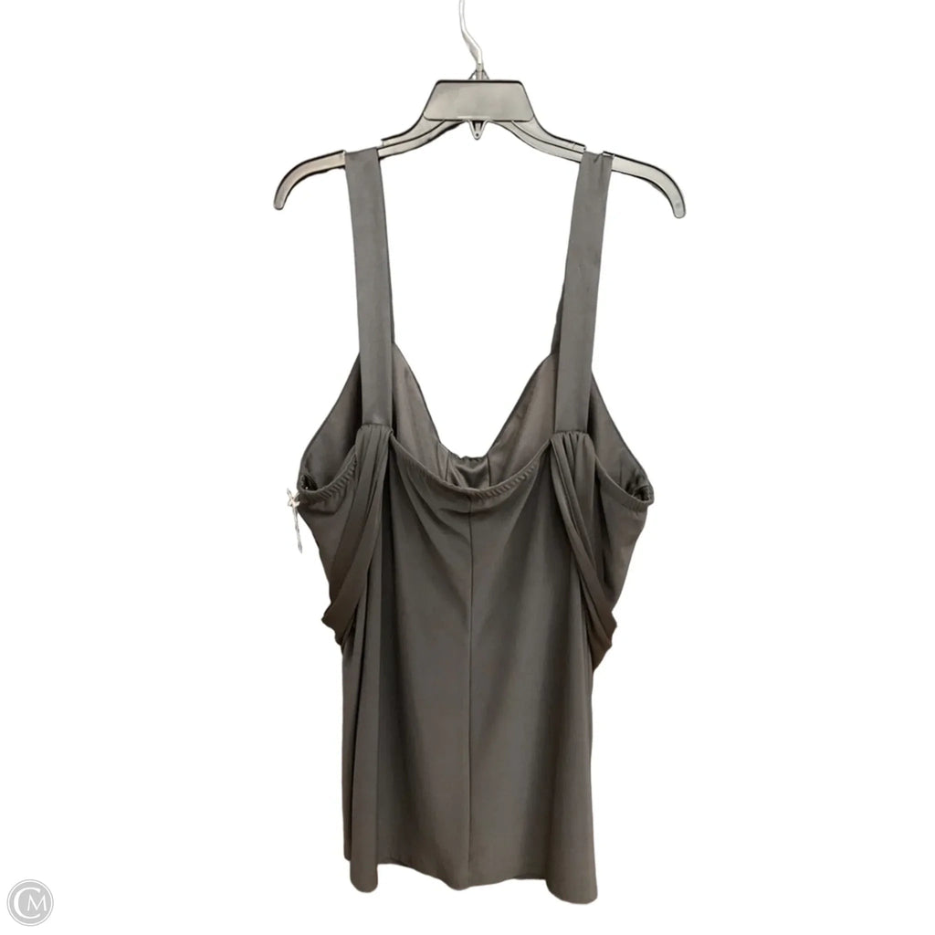 Top Sleeveless By Onyx In Black, Size: 4x