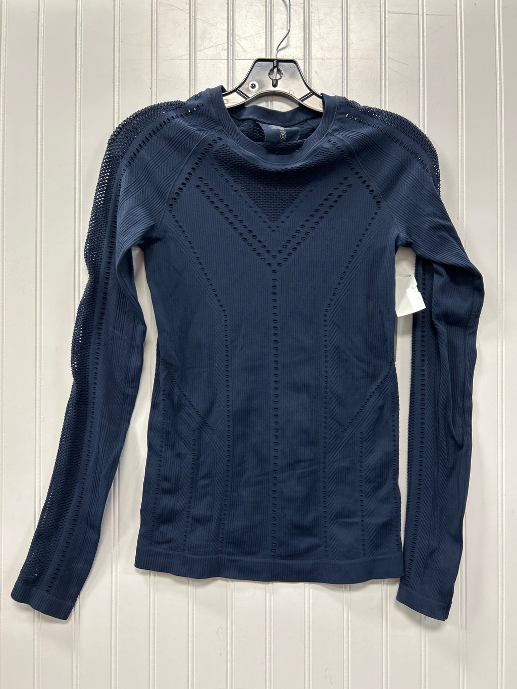 Athletic Top Ls Crewneck By Athleta In Navy, Size:Xs NWT
