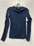 Athletic Top Ls Crewneck By Athleta In Navy, Size:Xs NWT