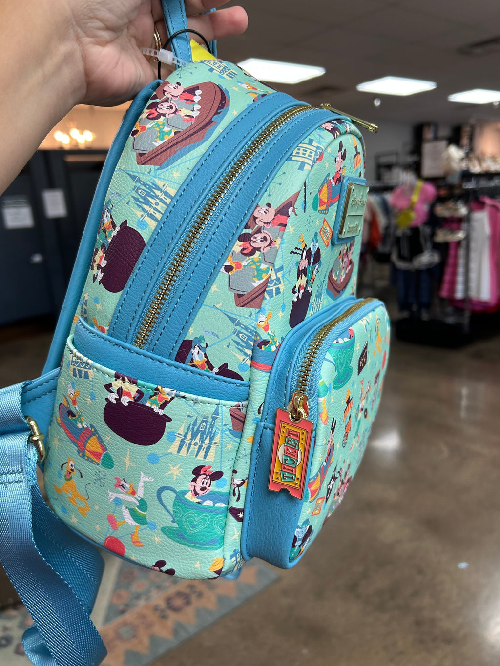 Backpack By Loungefly In Green, Size:Medium