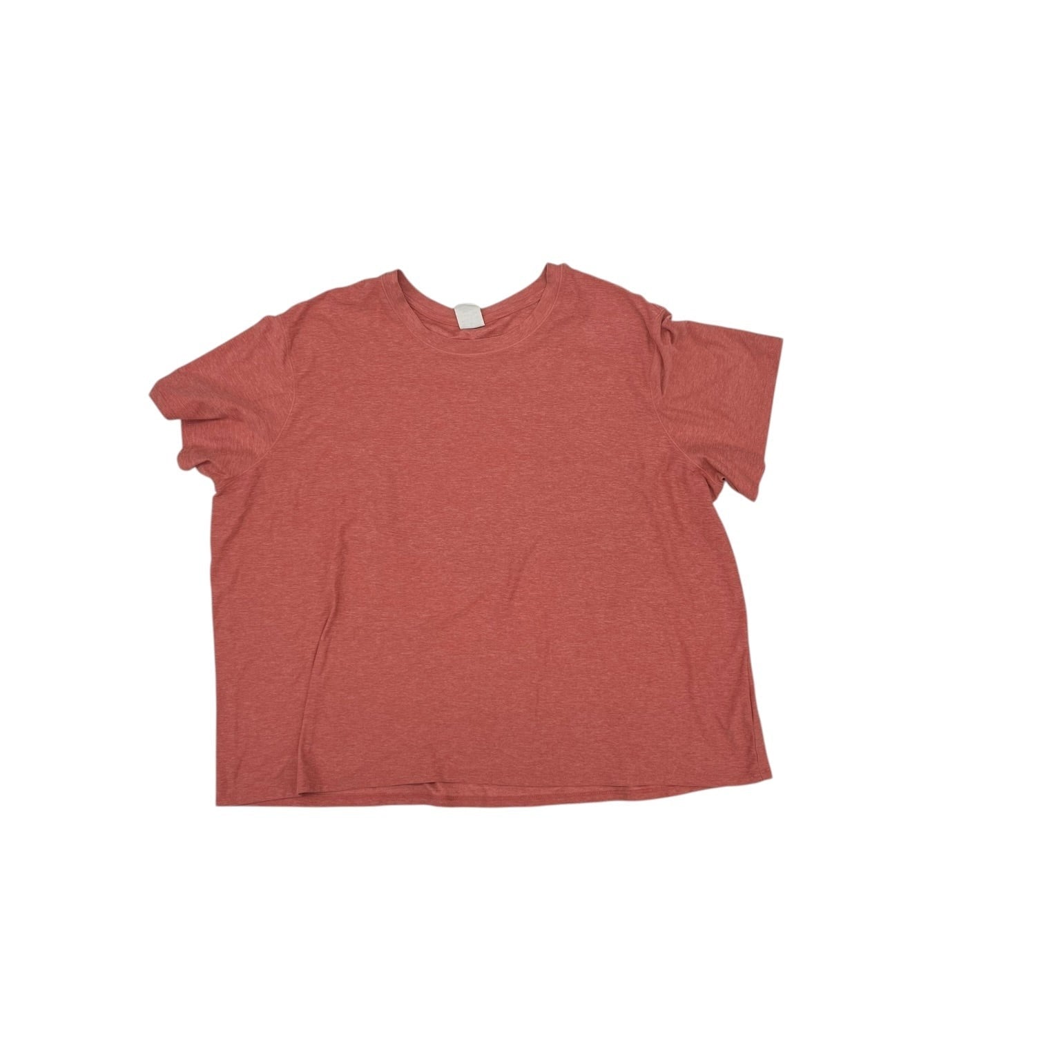 Athletic Top Ss By Athletic Works In Orange, Size:Xxxl