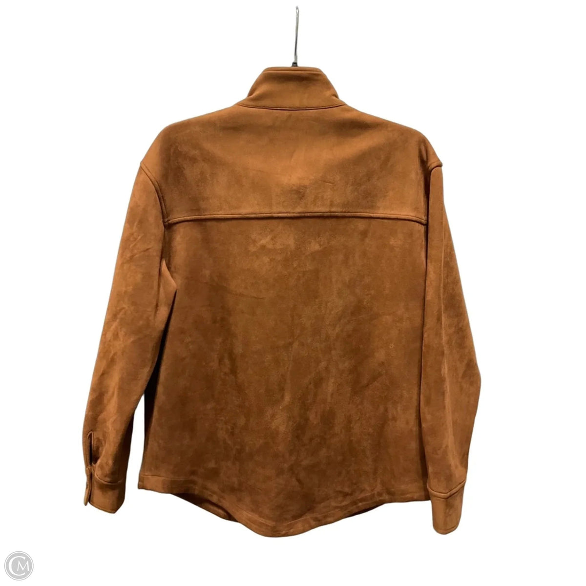 Top Long Sleeve By Liverpool In Brown, Size: M