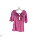 Top Short Sleeve By Eci In Purple, Size: M