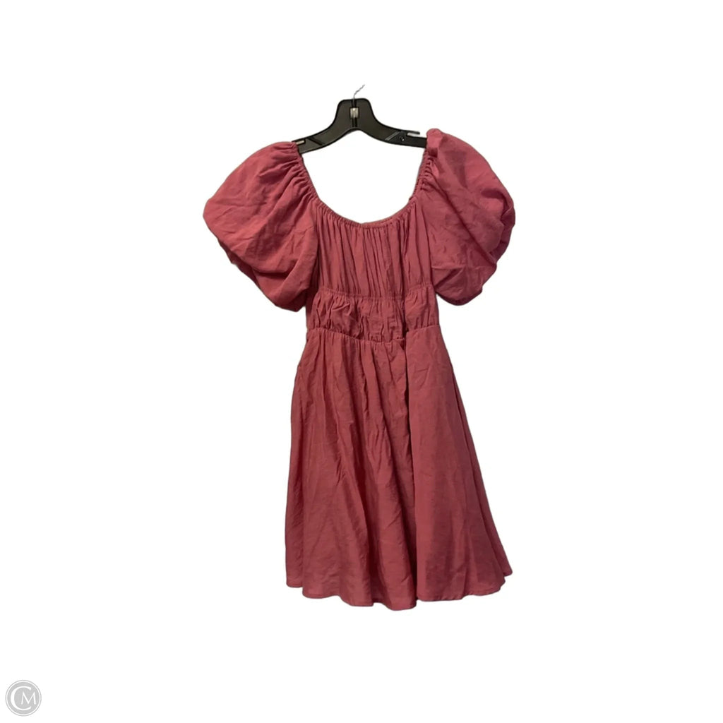 Dress Casual Short By Mi Ami In Pink, Size: S
