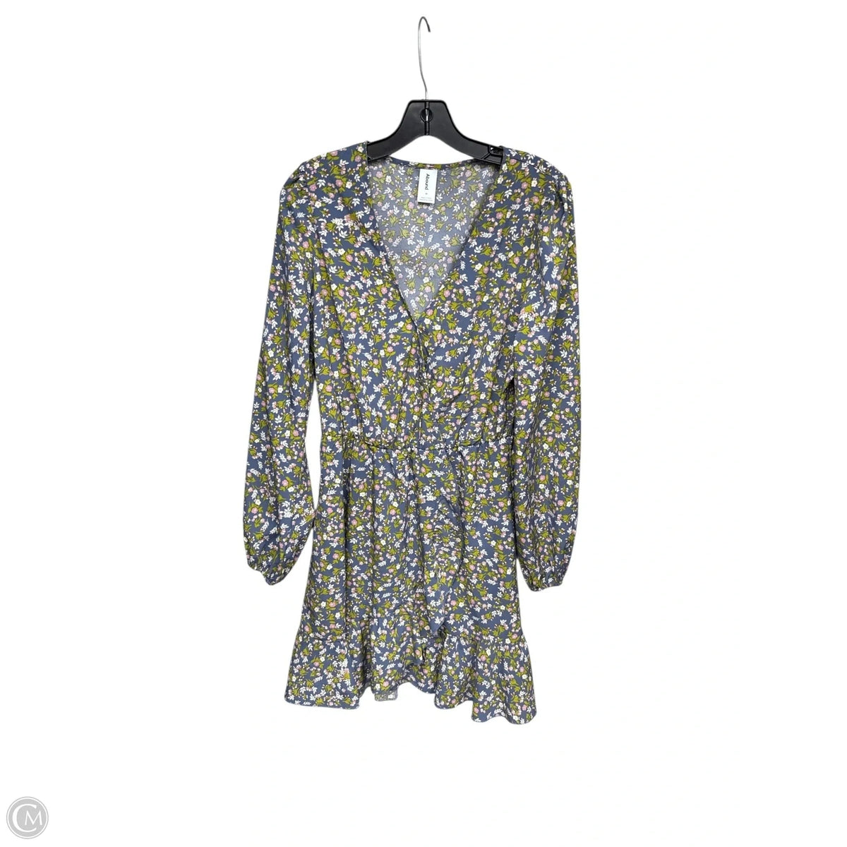 Dress Casual Midi By Abound In Blue & Pink, Size: M