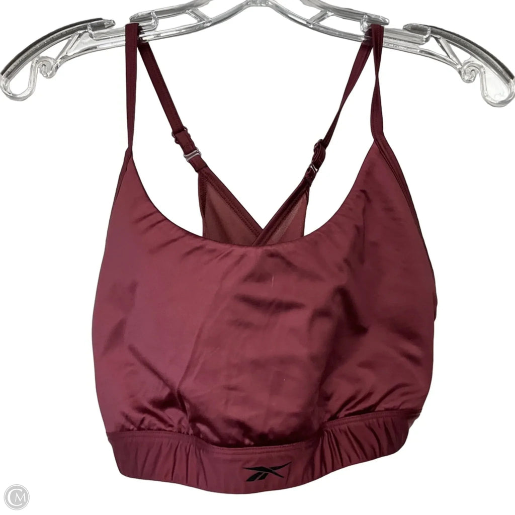 Athletic Bra By Reebok In Red, Size: L