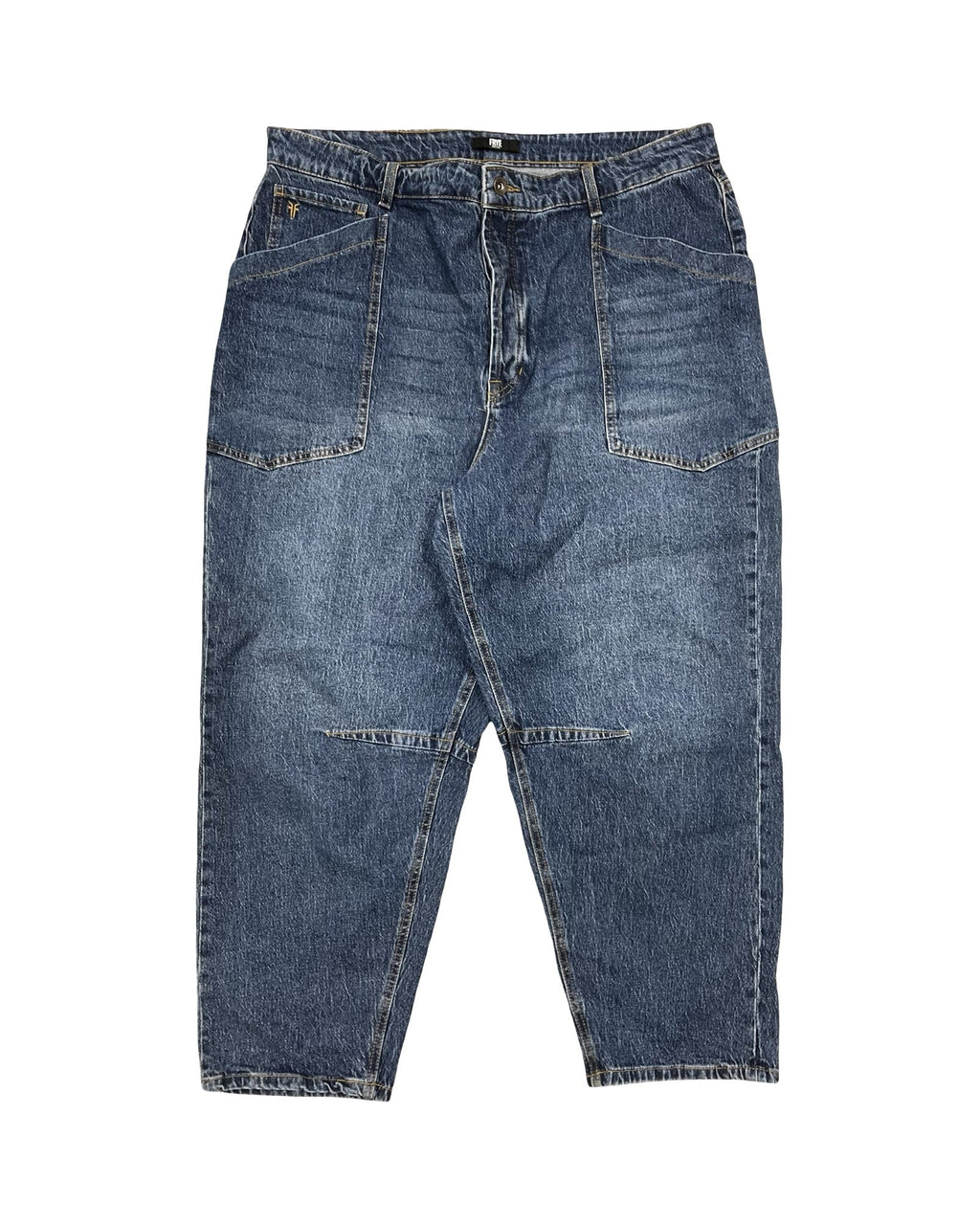 Jeans Designer By Frye In Blue Denim, Size:14
