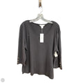 Top 3/4 Sleeve By Liz Claiborne In Black, Size: Xl