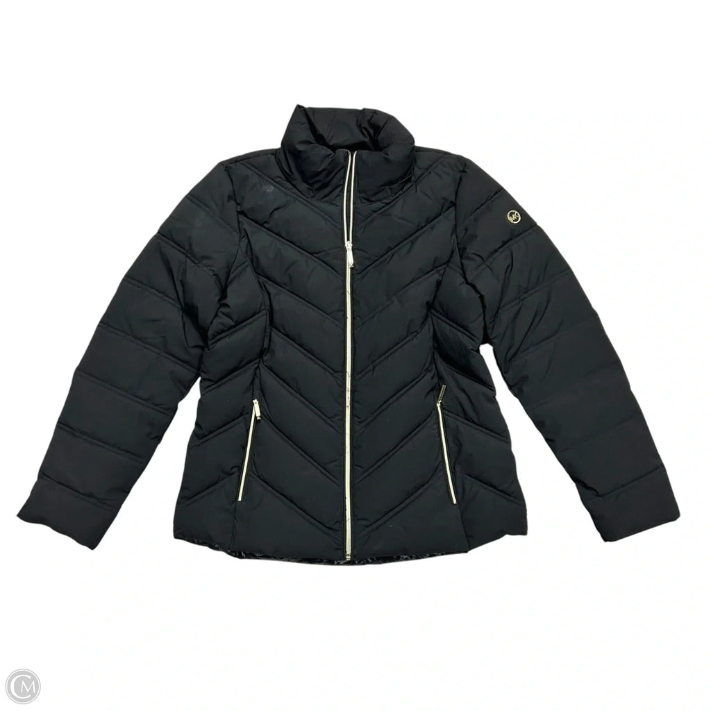 Jacket Puffer & Quilted By Michael By Michael Kors In Black, Size: M