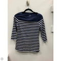 Top Long Sleeve By A New Day In Striped Pattern, Size: Xs