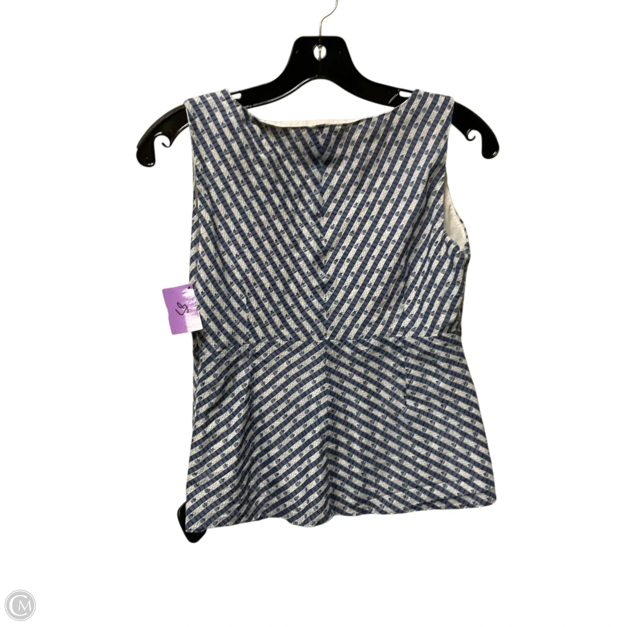 Top Sleeveless By Ann Taylor In Blue, Size: 0