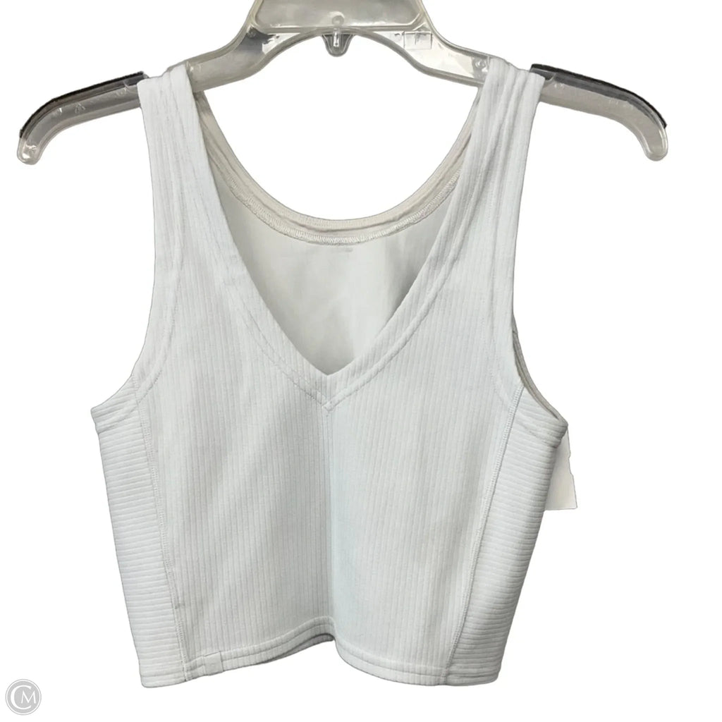 Athletic Tank Top By Lululemon In White, Size: 4