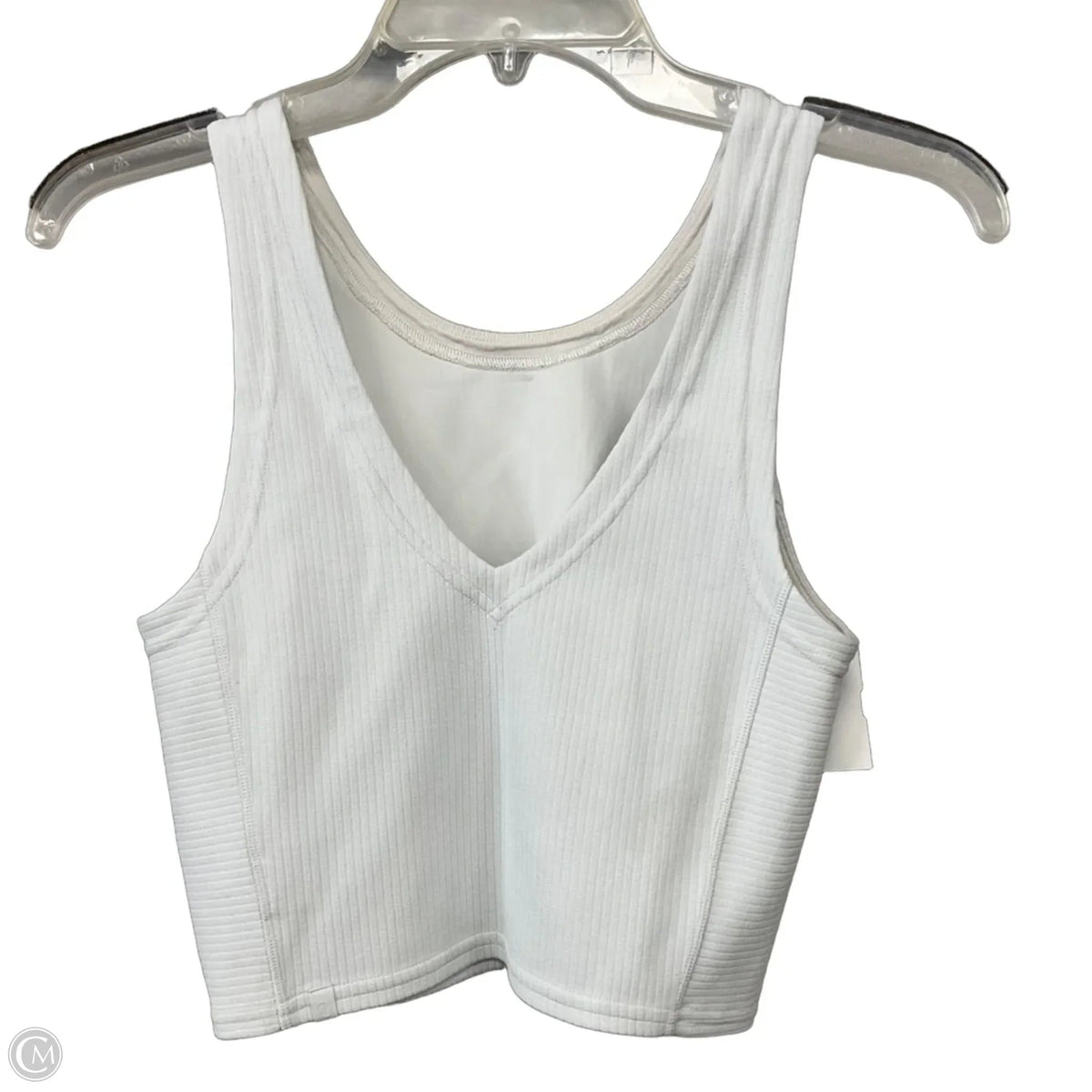 Athletic Tank Top By Lululemon In White, Size: 4