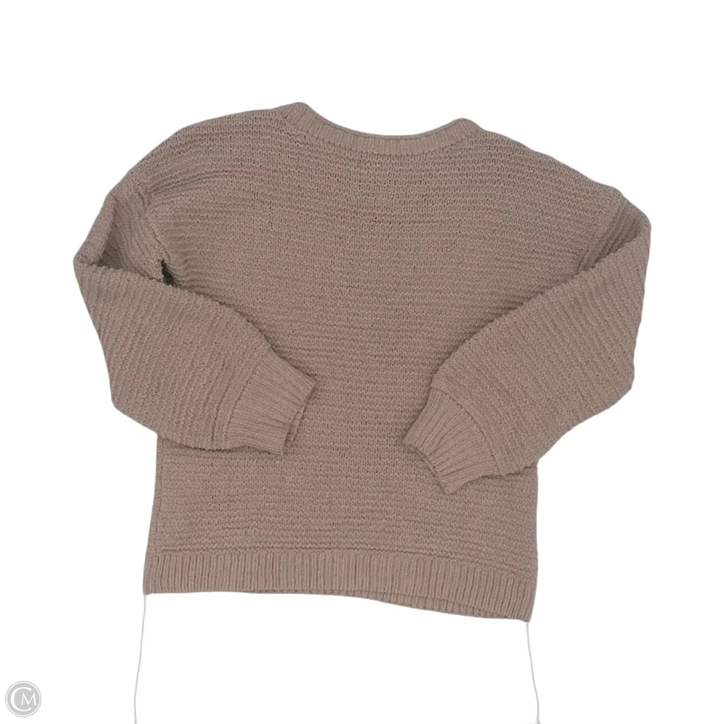 Sweater By Abercrombie And Fitch In Tan, Size: L