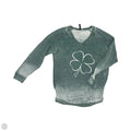 Top Long Sleeve By Chicka-d In Green, Size: L