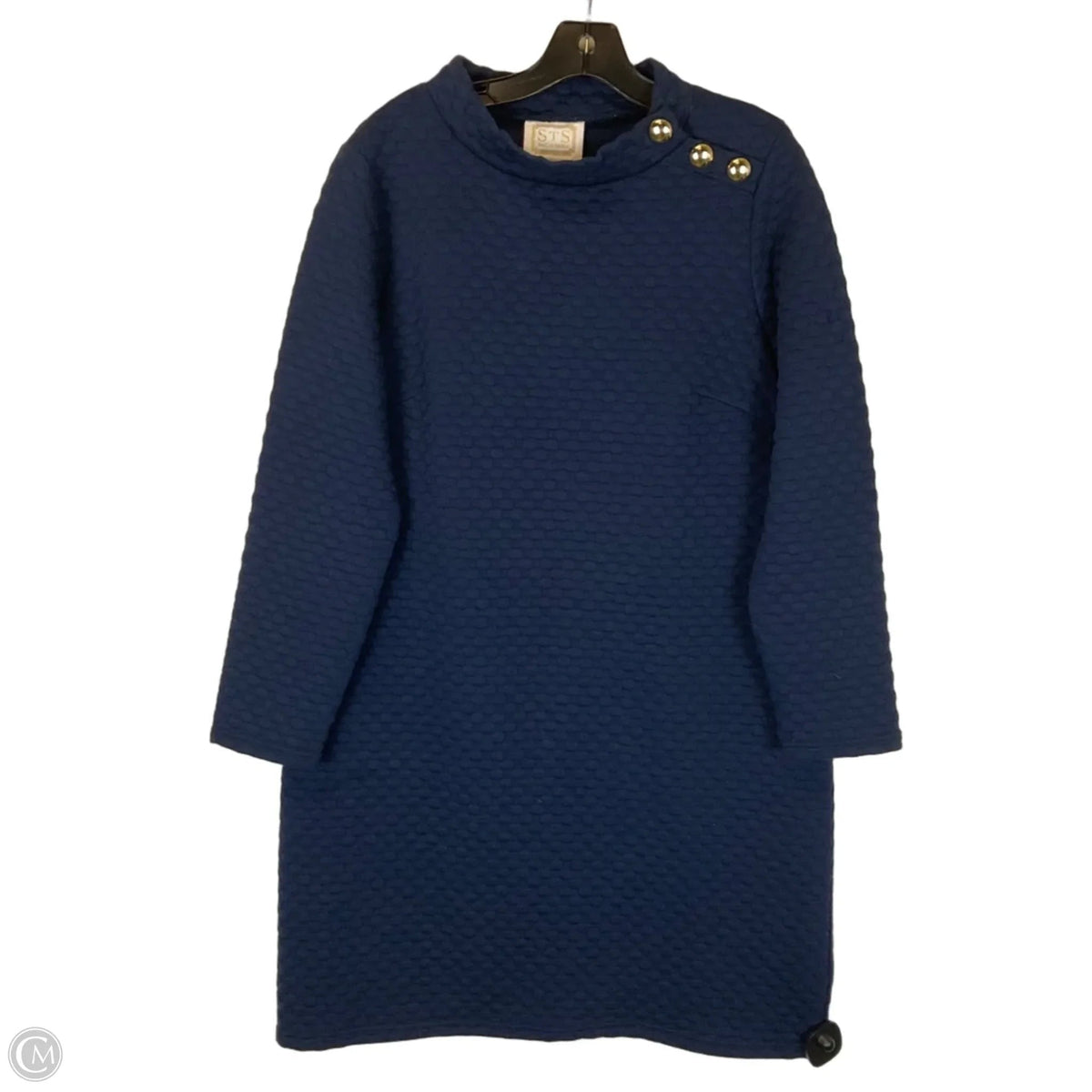 Dress Casual Midi By Sail To Sable In Navy, Size: L