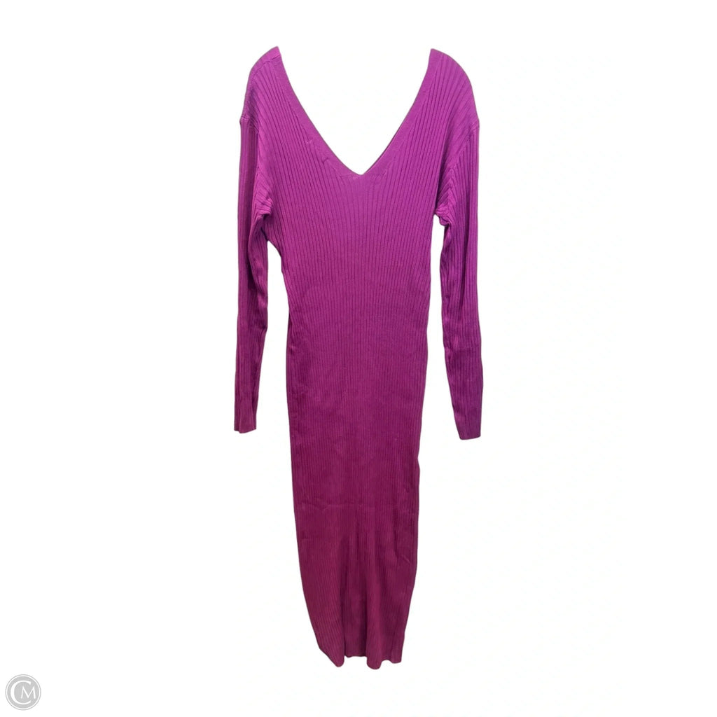 Dress Casual Maxi By Fashion Nova In Purple, Size: 3x