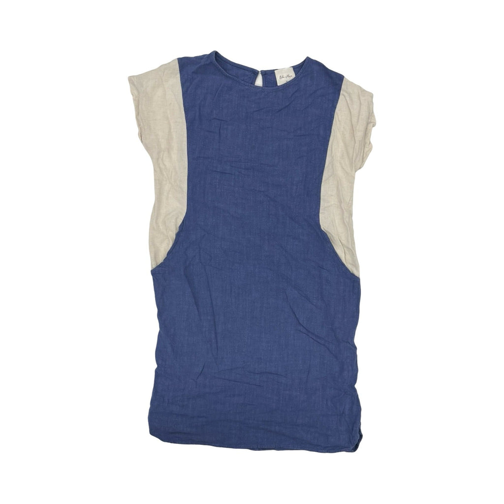 Dress Casual Midi By Clothes Mentor In Blue & White, Size:M