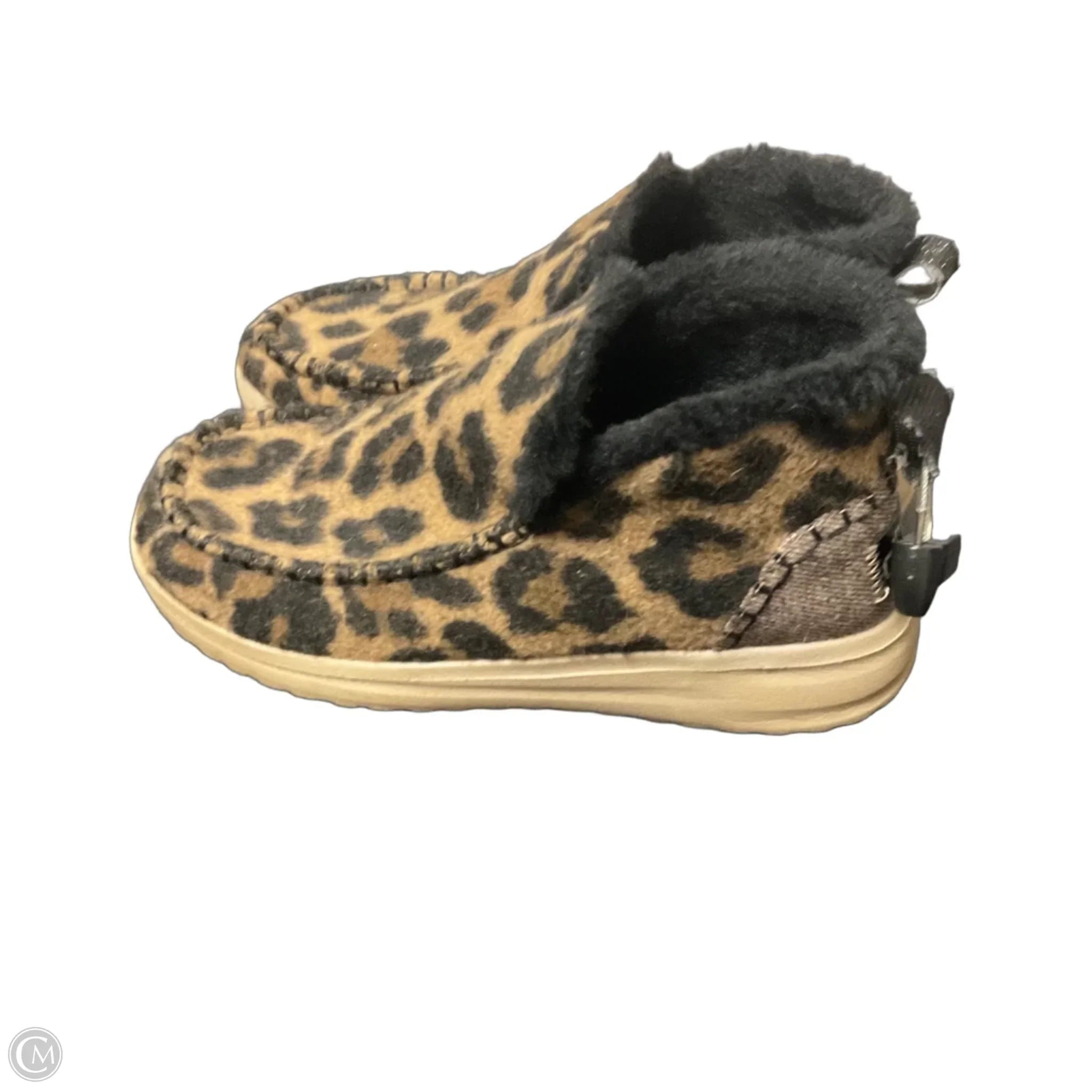 Shoes Flats By Hey Dude In Leopard Print, Size: 6