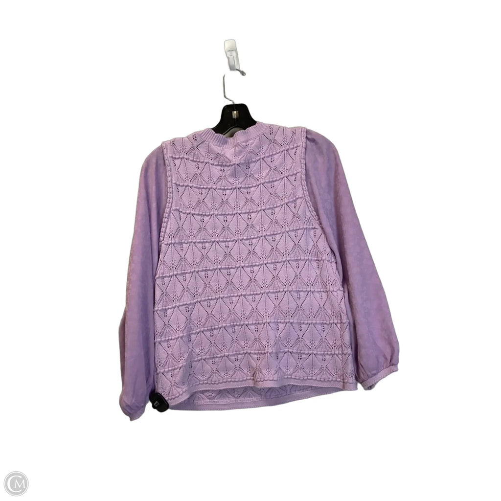 Sweater By Current Air In Purple, Size: M