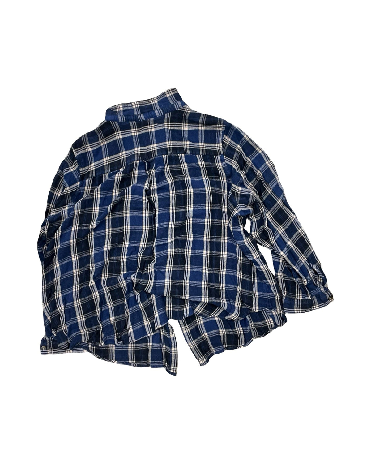 Top Ls By Terra & Sky In Blue & Cream, Size:4X