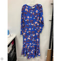 Dress Casual Midi By Astr In Blue & Orange, Size: Xs