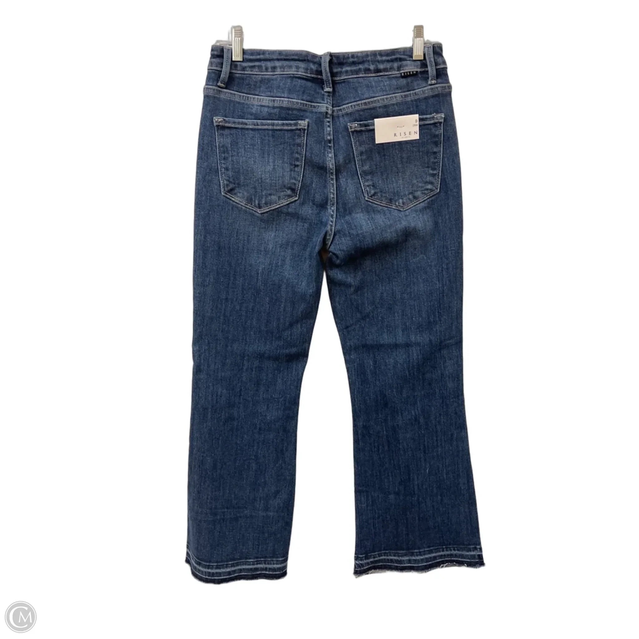 Jeans Flared By Risen In Blue Denim, Size: 8