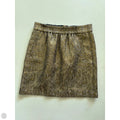 Skirt Mini & Short By Loft In Gold, Size: Xs