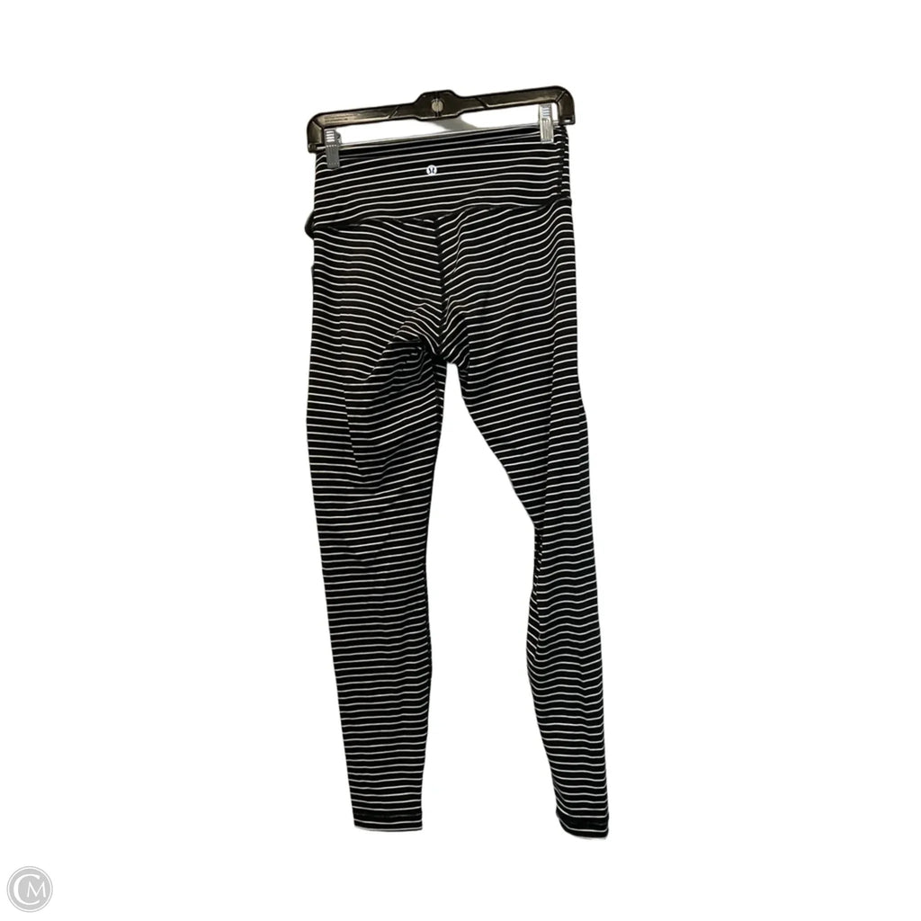 Athletic Leggings By Lululemon In Black, Size: 8