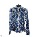 Athletic Jacket By Tommy Bahama In Blue & White, Size: L