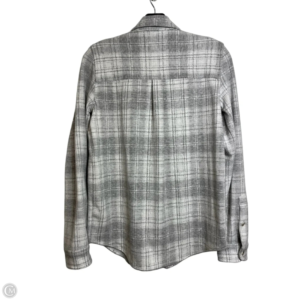 Top Long Sleeve By Faherty In Grey, Size: Xs