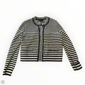 Sweater Cardigan By Marled In Blue & White, Size: L