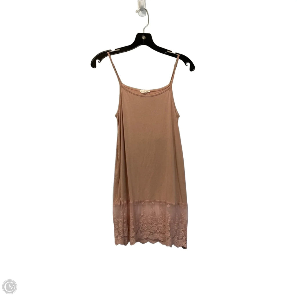 Tunic Sleeveless By Oddi In Tan, Size: S