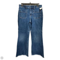 Jeans Flared By Express In Blue Denim, Size: 6