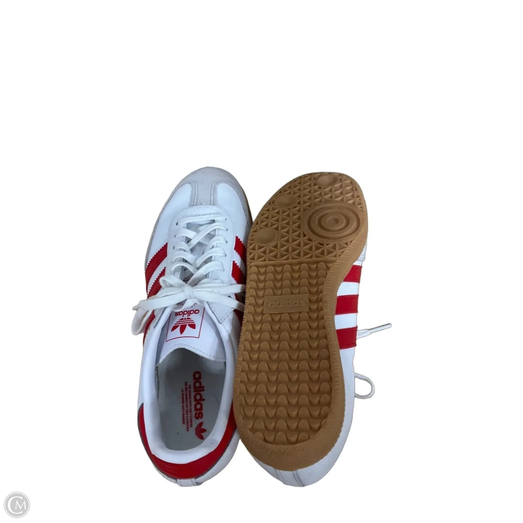 Shoes Athletic By Adidas In Red & White, Size: 7